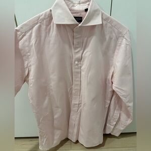 Extra slim Light Pink fine twill Dress Shirt by Spier and Mackay